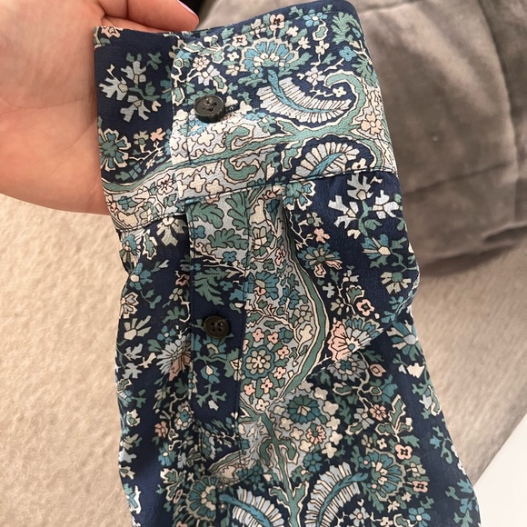 J. Crew Paisley Print Blouse - Picture 5 of 6